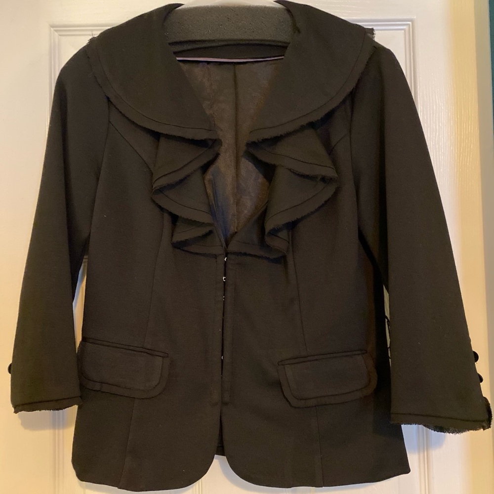Black suit jacket